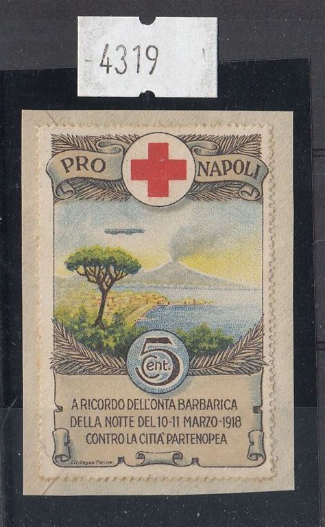 Chiudilettera Pro Croce Rossa Napoli Ebay