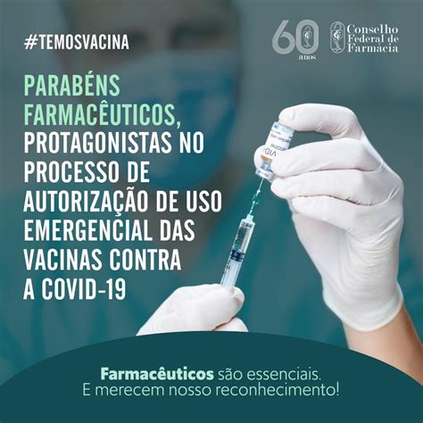 Parabéns farmacêuticos protagonistas no processo de autorização de uso