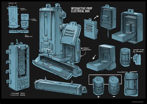 Artstation Utopia Game Props Concept Jeffrey Chew Cyberpunk