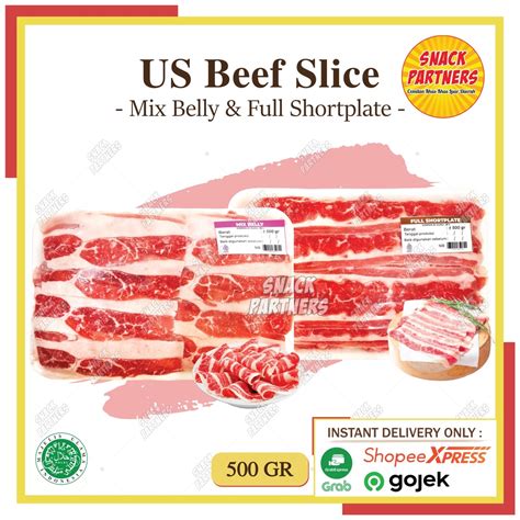 Jual US BEEF SLICE Daging Sapi Iris 500 GR PENGIRIMAN INSTANT ONLY