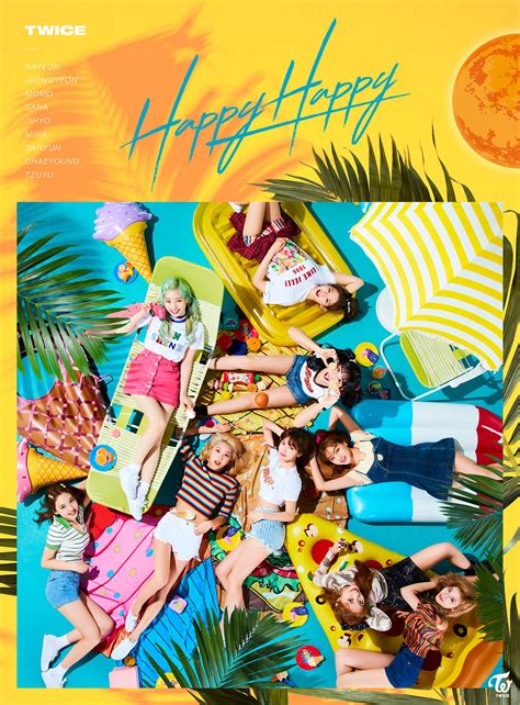 Twice Happy Happy / Breakthrough Album Covers (HD/HR) - K-Pop Database / dbkpop.com