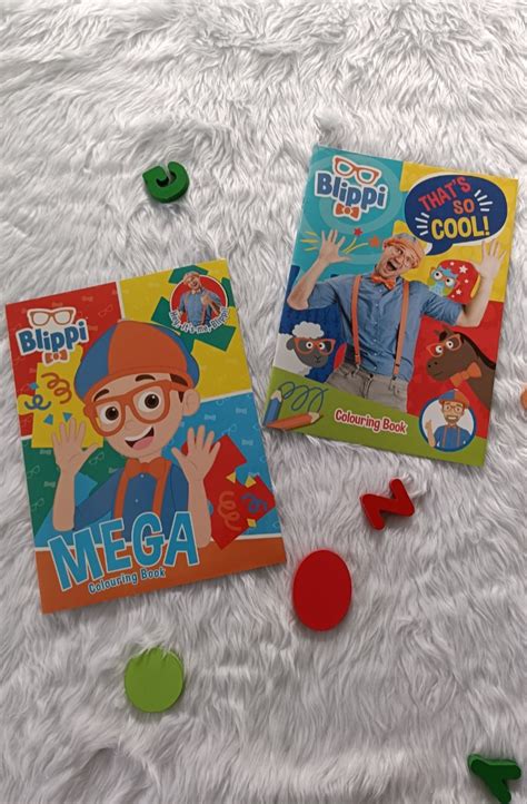 Blippi Coloring And Activity Books Set Of 2 Hobbies And Toys Books