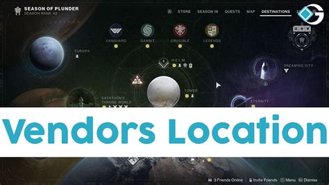 Destiny All Vendors Level Up Guide Gameriv