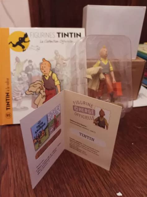 FIGURINE TINTIN LA collection officielle N95 Tintin à la valise Nf