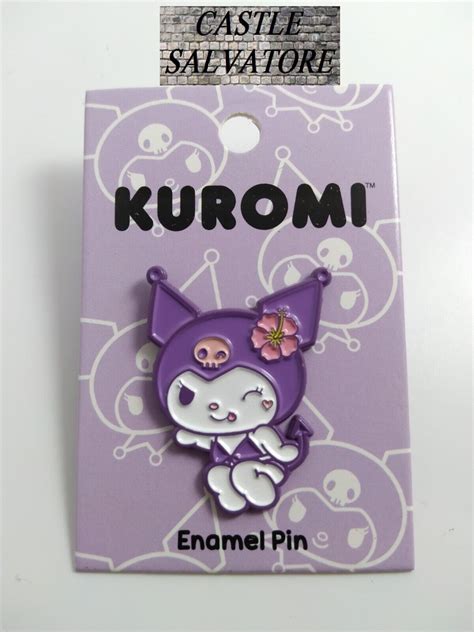 Kuromi Wink Enamel Pin New Sanrio Officially Licensed