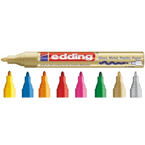 ROTULADOR EDDING 750 Modelo EDDING 750 ORO PUNTA REDONDA 2 4 MM