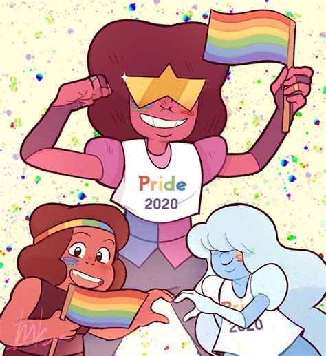 Maryjane Stewart on Instagram: “Happy Pride Month, everyone! 🏳️‍🌈💖 #stevenuniverse # ...