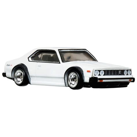 Hot Wheels Premium Collector Display Set 14 Nissan Skyline White Scale64