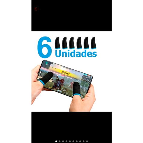 Par Luva De Dedo Gamer Para Jogos Mobile Shopee Brasil