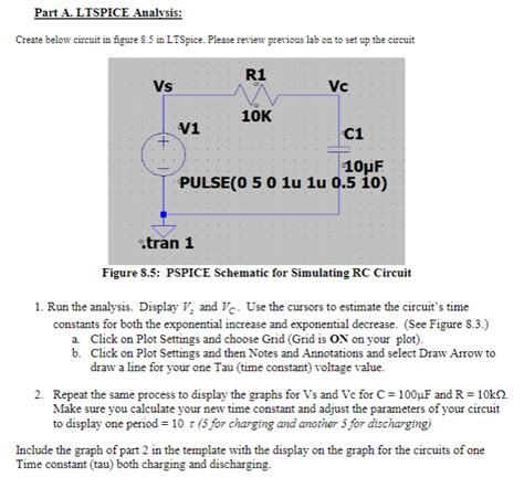 Solved Part A Ltspice Analysis Create Below Circuit In Chegg