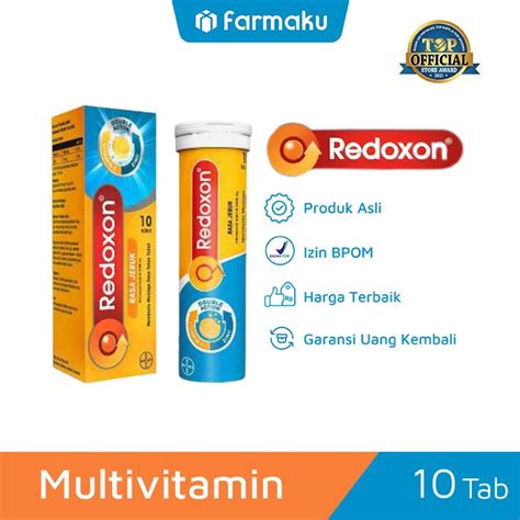 Redoxon Triple Action Rasa Jeruk 10 Tablet Effervescent Farmaku