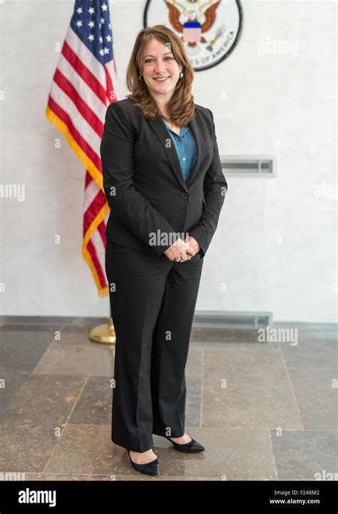 Munich, Germany. 11th Sep, 2015. New US consul general Jennifer Gavito ...