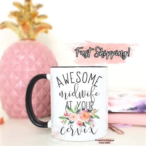 Doula T Awesome Doula At Your Cervix Coffee Mug Etsy