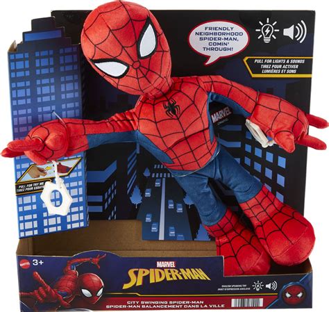 Marvel City Swinging Spider-man Plush Wholesale