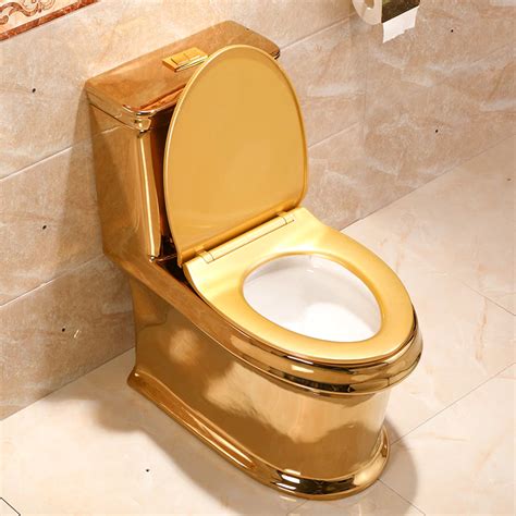 Plain Gold Toilet | Royal Toiletry Global