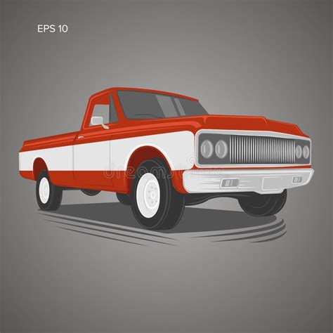 Ejemplo Del Vector De La Camioneta Pickup Del Coche Ilustraci N Del