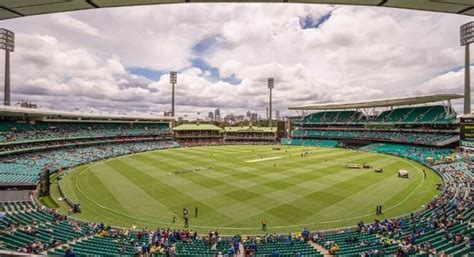 Sydney Cricket Ground Seating Chart with Rows and Seat Numbers 2024