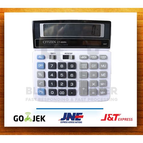 Jual Bluekomputer Kalkulator Citizen Ct N Calculator Alat