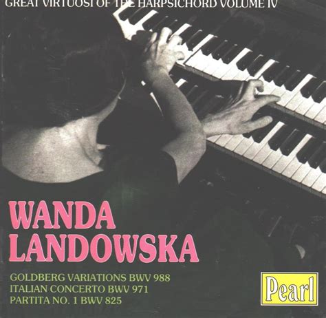 Bach Johann Sebastian Wanda Landowska Wanda Landowska Plays Bach