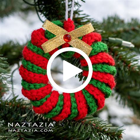 Crochet Curly Wreath Ornament Pattern Naztazia