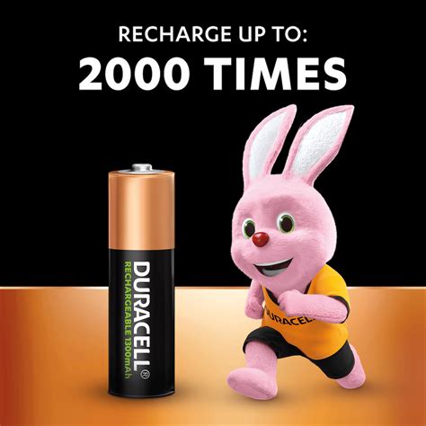 Rechargeable Aa Batteries 1300mah Duracell Plus Batteries