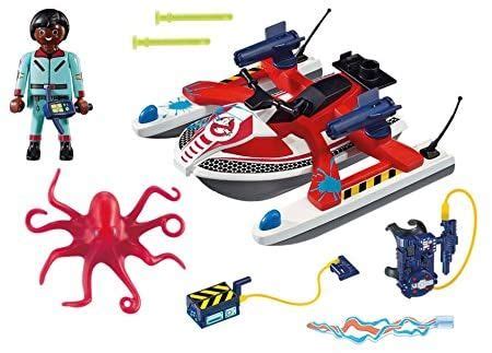 Ghostbusters Zeddemore With Aqua Scooter Building Set By Playmobil