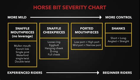 Horse Bit Severity Chart Atelier Yuwaciaojp