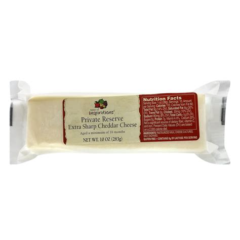 Save On Taste Of Inspirations Private Reserve Cheddar Cheese Extra