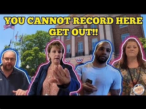 CITY CLERKS DEMAND I STOP RECORDING CAUSES DISTURBANCE 1ST AMENDMENT