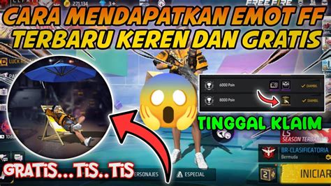 CARA MENDAPATKAN EMOTE TERBARU FREE FIRE 2023 YouTube