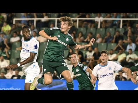 Ligue des champions l OM battu par le Panathinaïkos au match aller du