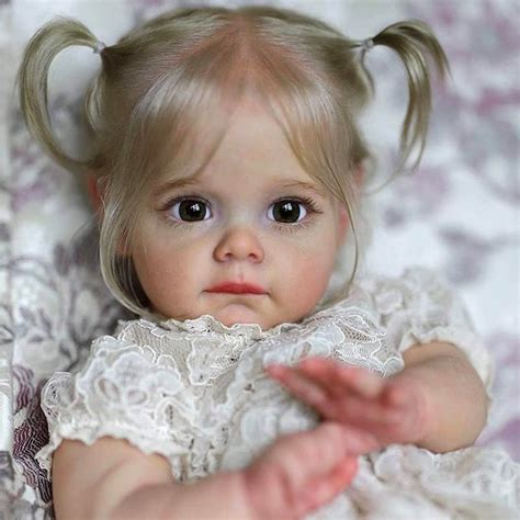 Tvqbxp Reborn Baby Dolls Girl 22 Inch Lifelike Reborn Toddler Dolls