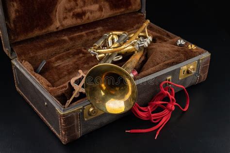 Trumpet in Case stock photo. Image of classical, marsalis - 1638062