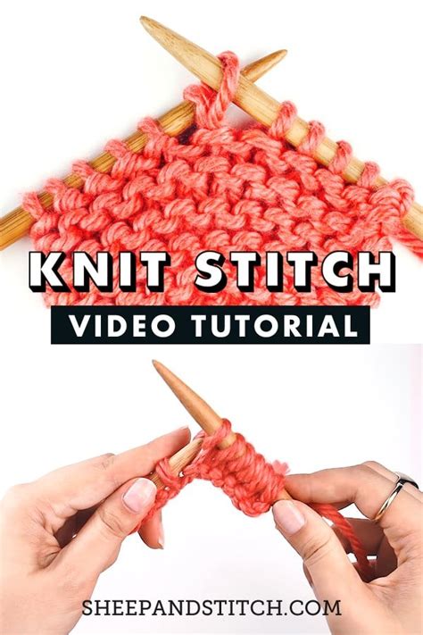 Knit Stitch For Total Beginners Sheep And Stitch