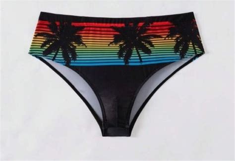 New Men S Sexy Midnite Palm Low Rise Bikini Swim Brief W Pouch Gay Interest Ebay