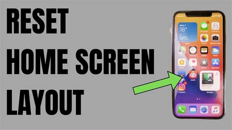 How To Reset Home Screen Layout On Iphone Youtube