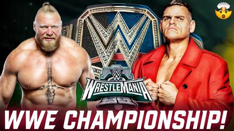 OMG Brock Lesnar Vs Gunther WWE Championship In WrestleMania40