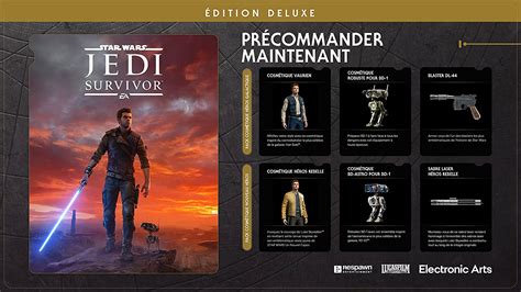 Star Wars Jedi Survivor Ouvre Ses Précommandes Suite à L Annonce De Sa Date