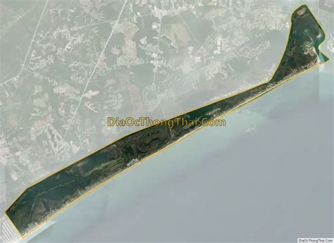 Map of North Topsail Beach town