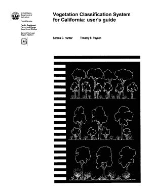 Fillable Online Vegetation Classification System Fax Email Print ...