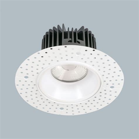 Led Round Trimless Recessed Downlight With Mud In Flange W Lm