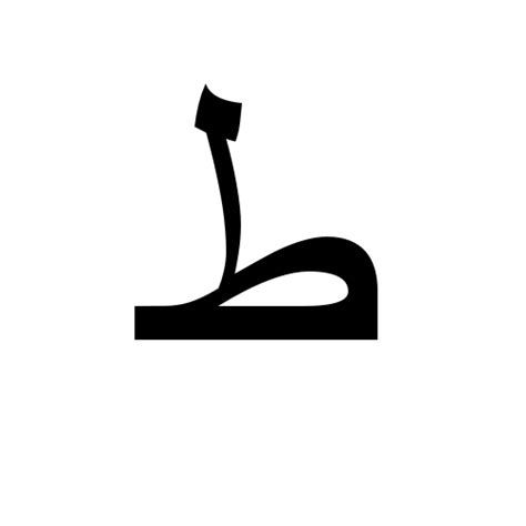 ﻄ Arabic Letter Tah Medial Form Times New Roman Regular Graphemica