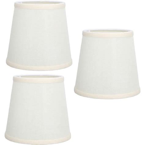 Lustre Abat Jour Lot De 3 Couvre Lumières Moderne Uno Fitter Beige