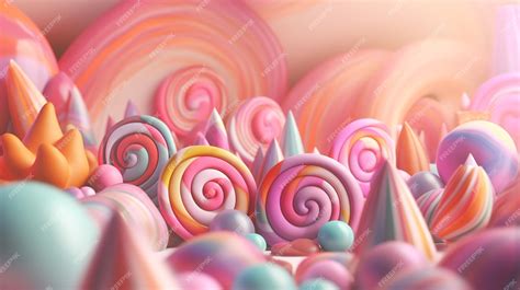 Premium AI Image | soft candy color background