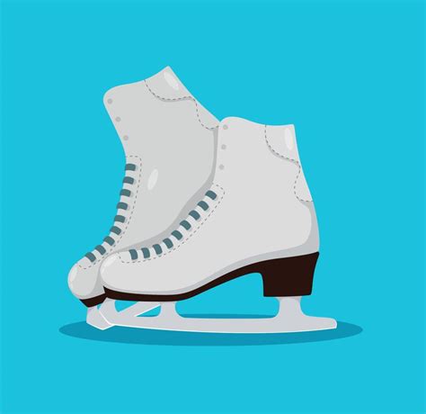 Ice Skates Shoes Isolated Vector Illustration 19946192 Vector Art At