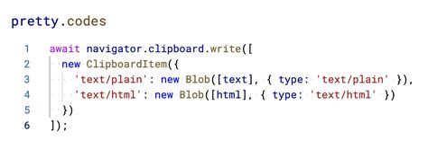 pretty codes