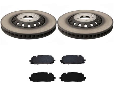 SHW OEM Front Brake Kit 375mm Lightweight Disc Rotors Genuine Pad For