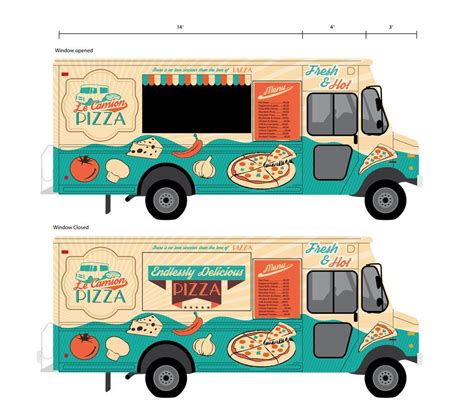 Contest Entry #40 for Logo & Food Truck Concept Design (Pizza) | Food ...