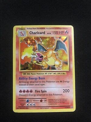 Pokemon Charizard XY Evolutions 2016 Holo Rare Card 11 108 EBay