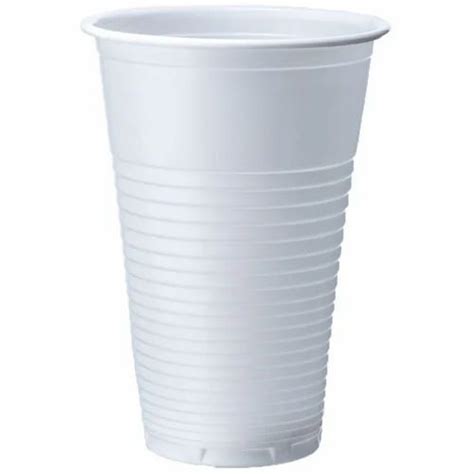 Steel White Plain Disposable Plastic Glass For Event And Party Usage At